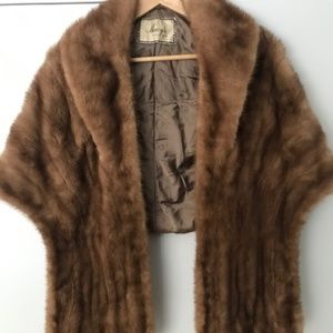 Vintage Fur Wrap - Blonde